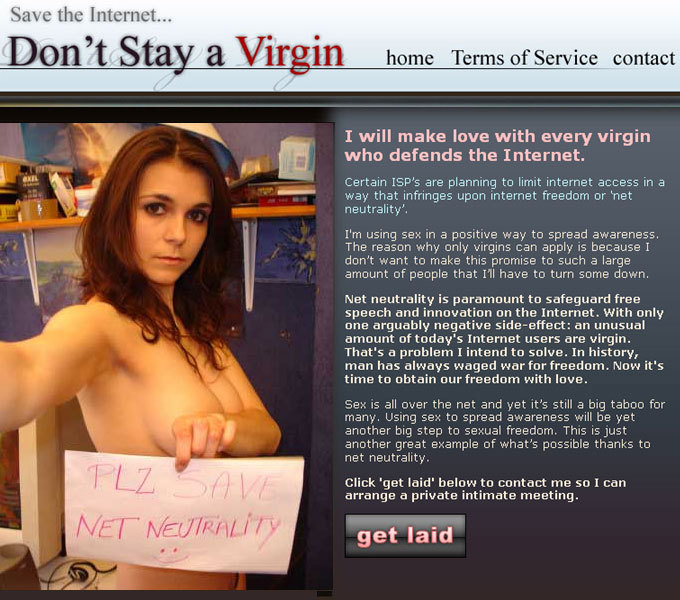 Tania Derveaux couche pour la liberté d'expression du web 2.0 ! Tania Derveaux couche pour la liberté d'expression du web 2.0 !